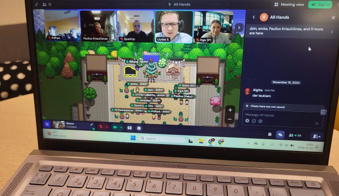 Šešėliavimas.lt karjeros savaitės dalyviai apsilankė virtualiame „Creation“ biure